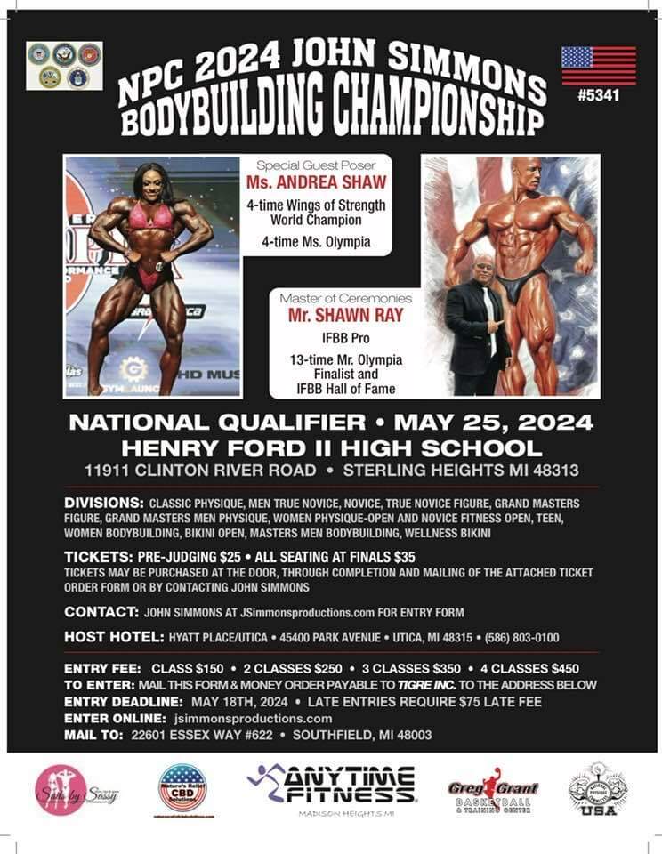 NPC 2024 JOHN SIMMONS BODYBUILDING Championship JSimmons Productions